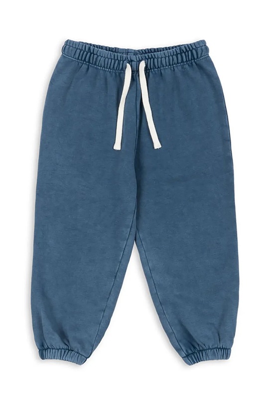 Konges Sløjd spodnie dresowe dziecięce z bawełną LOU WASHED SWEAT PANTS OCS dzianina niebieski KS104347.PreSpring