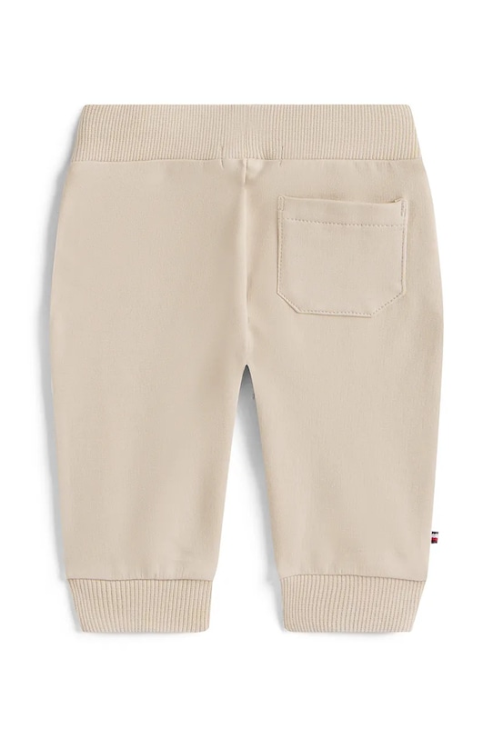 Tommy Hilfiger spodnie dresowe niemowlęce KN0KN02203.PPY2 beżowy SS26