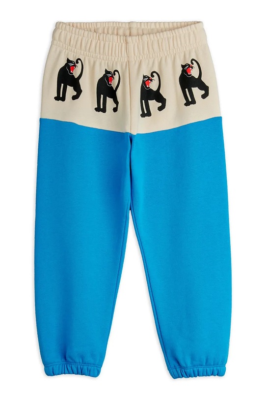 Mini Rodini spodnie dresowe bawełniane dziecięce Panther 11000342 niebieski SS26