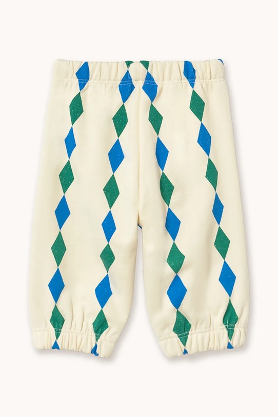 Tinycottons spodnie dresowe bawełniane dziecięce DIAMONDS BABY SWEATPANT SS26.146 beżowy SS26