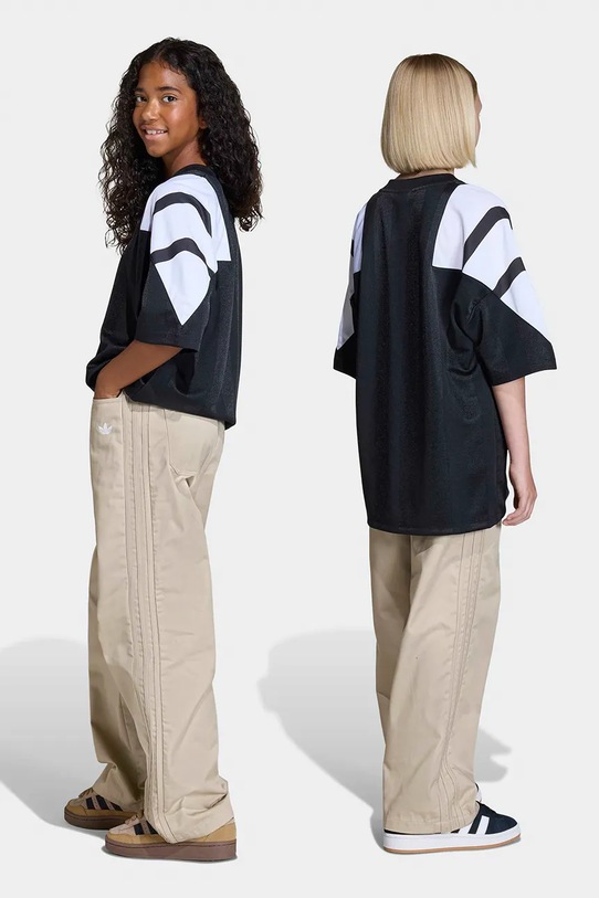 Chłopiec adidas Originals spodnie dziecięce KC8673 beżowy