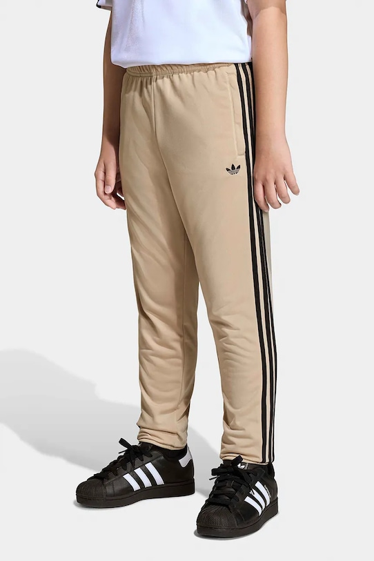 adidas Originals spodnie dresowe dziecięce beżowy KE2864