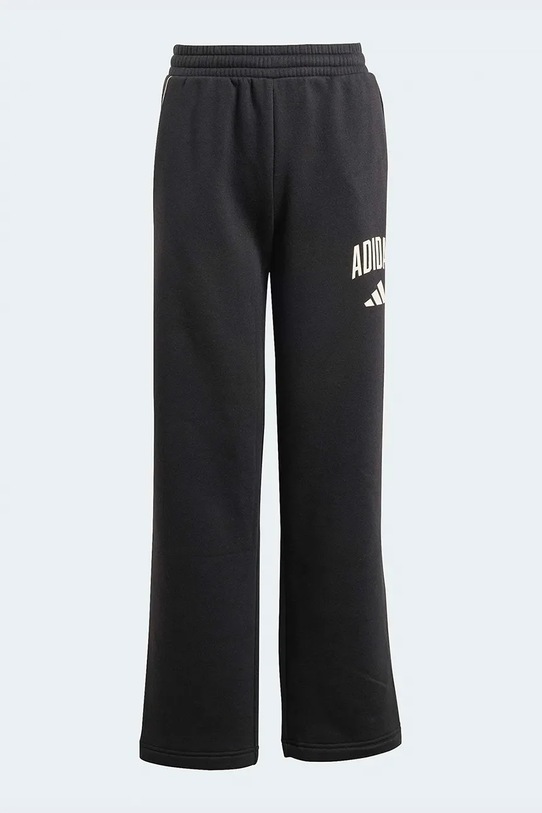 Παιδικό φούτερ adidas πλεκτό ύφασμα μαύρο KC4573