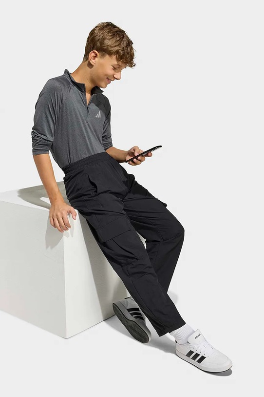 Παιδικό φούτερ adidas KA0400 μαύρο