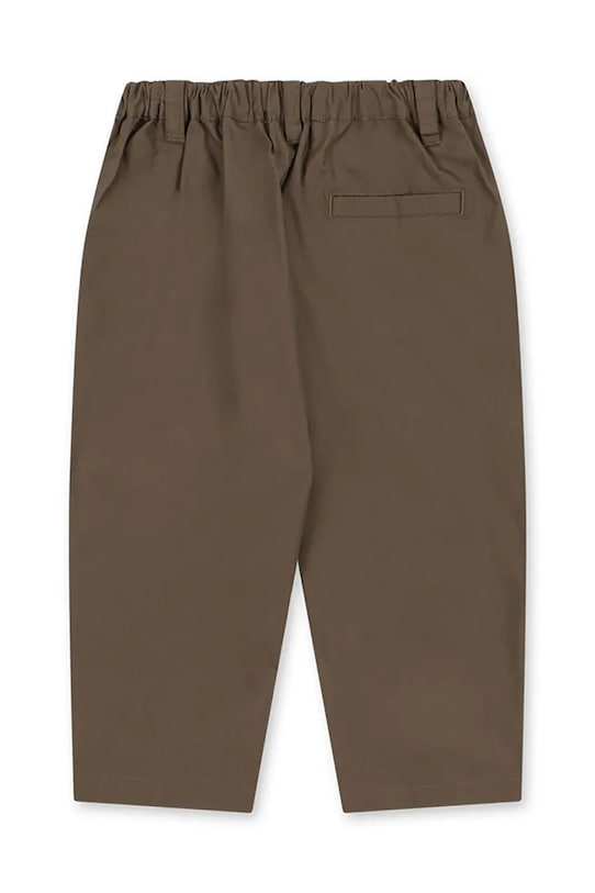Παιδικό παντελόνι Konges Sløjd CHIM CHINOS GOTS KS104727.PPY2 καφέ SS26