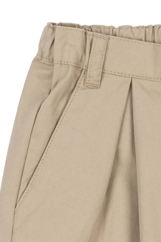 Chłopiec Konges Sløjd spodnie bawełniane dziecięce WILLO CHINOS GOTS KS105136.PPY2 beżowy