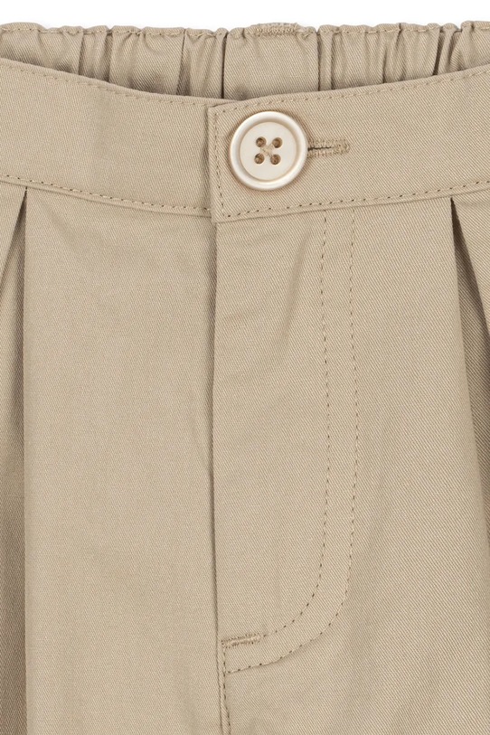 Konges Sløjd spodnie bawełniane dziecięce WILLO CHINOS GOTS beżowy KS105136.PPY2