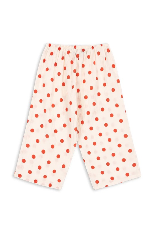 Chłopiec Konges Sløjd spodnie bawełniane dziecięce VIVO PANTS GOTS KS105127.PPY2 beżowy