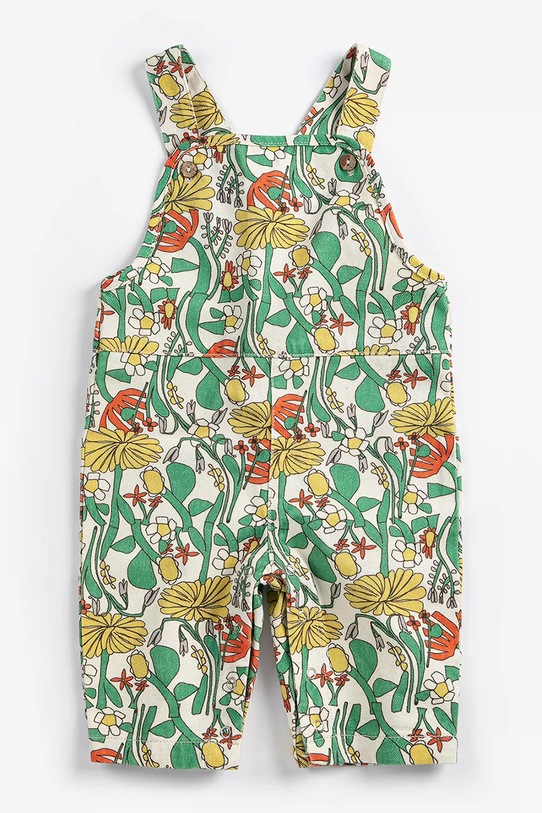 Bobo Choses ogrodniczki niemowlęce Color Herbalist 126AB082 zielony SS26