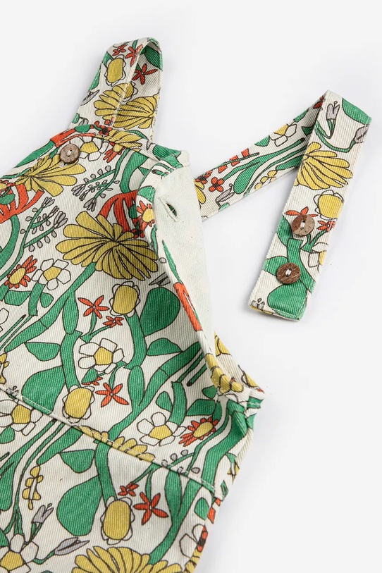 Bobo Choses ogrodniczki niemowlęce Color Herbalist zielony 126AB082