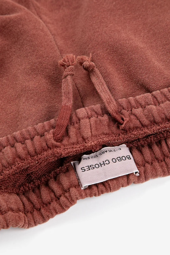 Bobo Choses gyerek pamut melegítőnadrág barna 126AC084