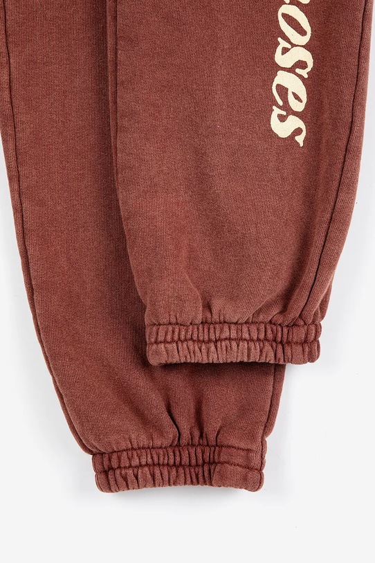 Bobo Choses spodnie dresowe bawełniane dziecięce 126AC084 brązowy