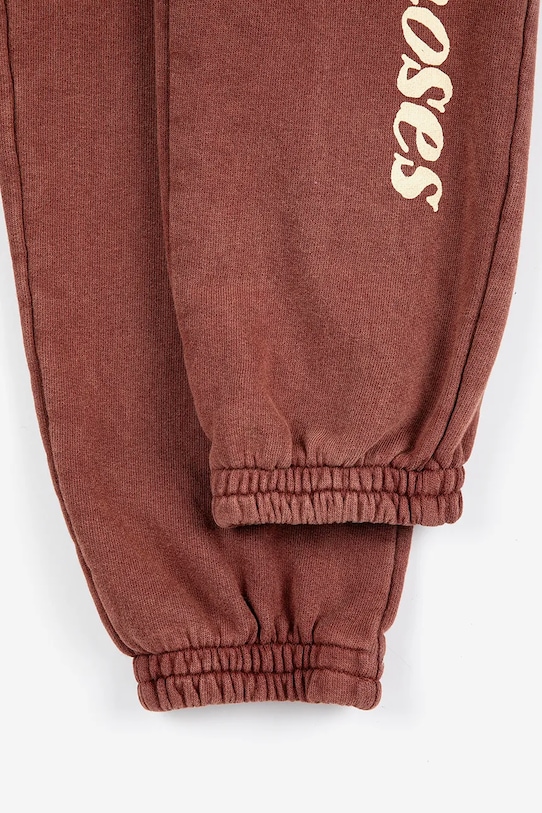 Bobo Choses gyerek pamut melegítőnadrág 126AC084 barna