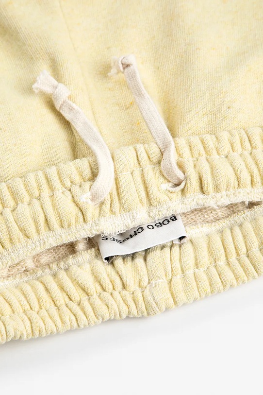 Bobo Choses gyerek pamut melegítőnadrág sárga 126AC085