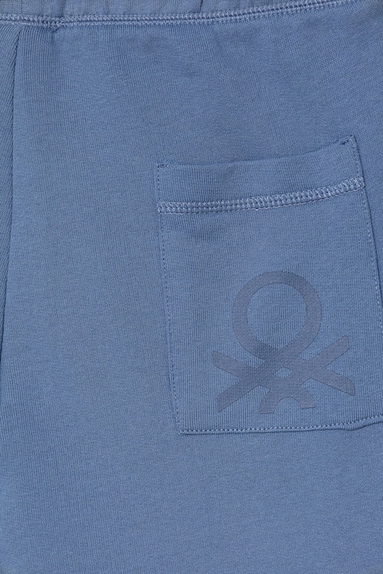 Chłopiec United Colors of Benetton spodnie dresowe bawełniane dziecięce 3J68CF058.G.Stagionale niebieski