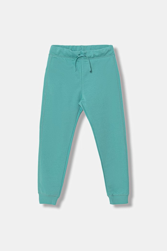 United Colors of Benetton spodnie dresowe bawełniane dziecięce bawełna turkusowy 3J68CF058.G.Stagionale