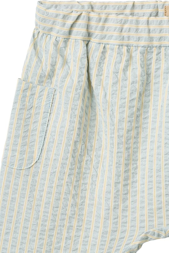 Chłopiec Wheat spodnie niemowlęce bawełniane 6737.430.GOTS niebieski