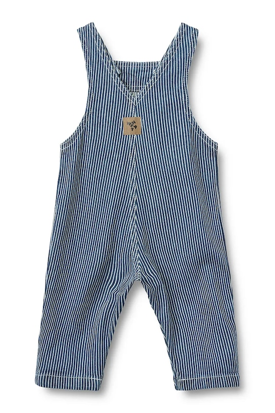 Wheat ogrodniczki jeansowe niemowlęce 6792.436.GOTS niebieski SS26