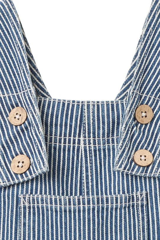 Chłopiec Wheat ogrodniczki jeansowe niemowlęce 6792.436.GOTS niebieski