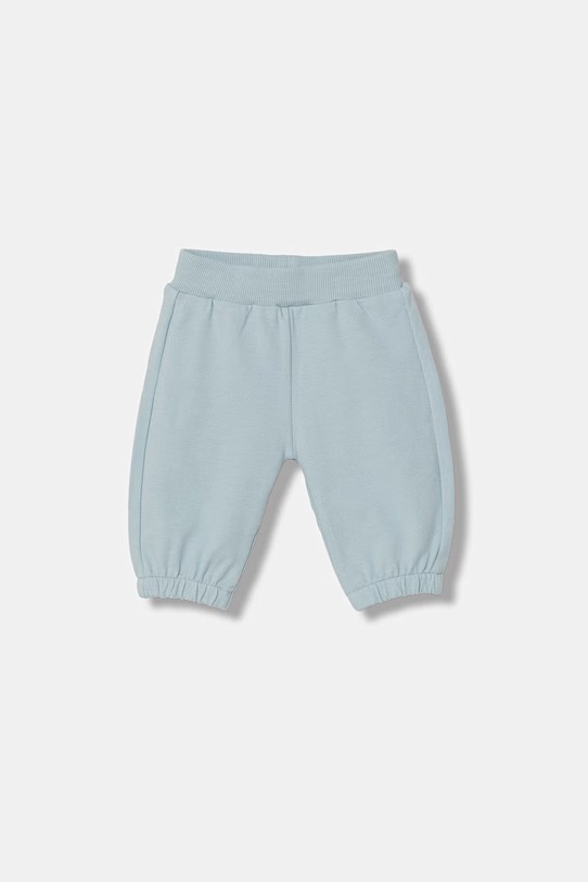 United Colors of Benetton tepláky dětské bavlněné s elastanem modrá 35FNAF029.W.Stagionale