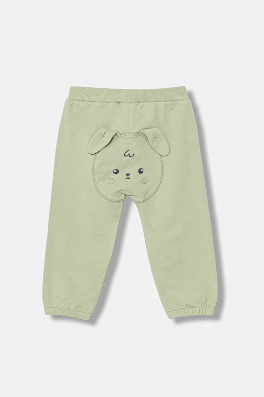 United Colors of Benetton Παντελόνι επίσημο παιδικό από βαμβάκι με ελαστάν πράσινο 35FNAF029.W.Stagionale