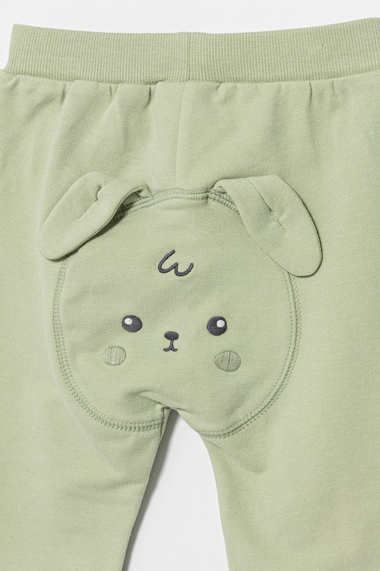 United Colors of Benetton Παντελόνι επίσημο παιδικό από βαμβάκι με ελαστάν 35FNAF029.W.Stagionale πράσινο SS26