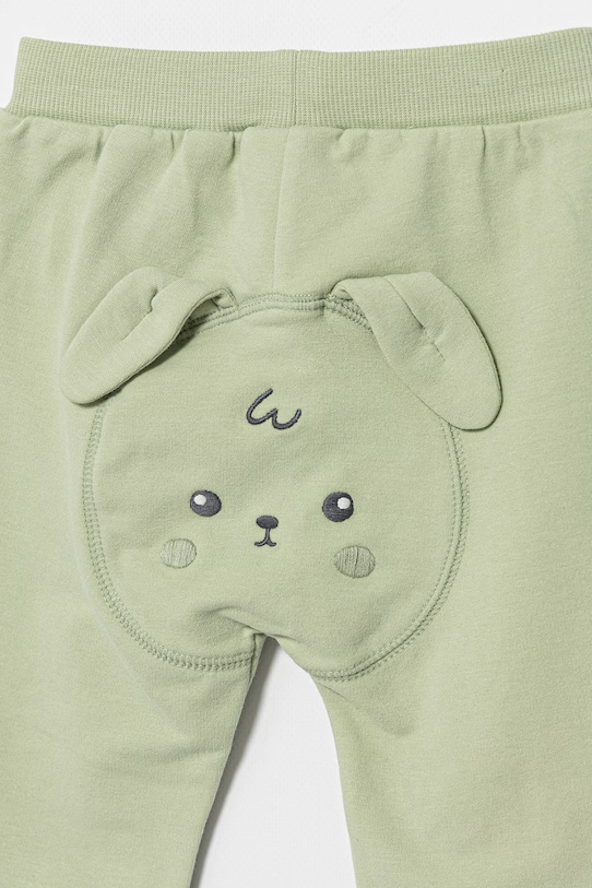 United Colors of Benetton Παντελόνι επίσημο παιδικό από βαμβάκι με ελαστάν 35FNAF029.W.Stagionale πράσινο SS26