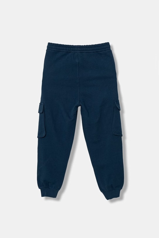 United Colors of Benetton spodnie dresowe dziecięce bawełniane 3NBMCF06I.G.Stagionale granatowy SS26