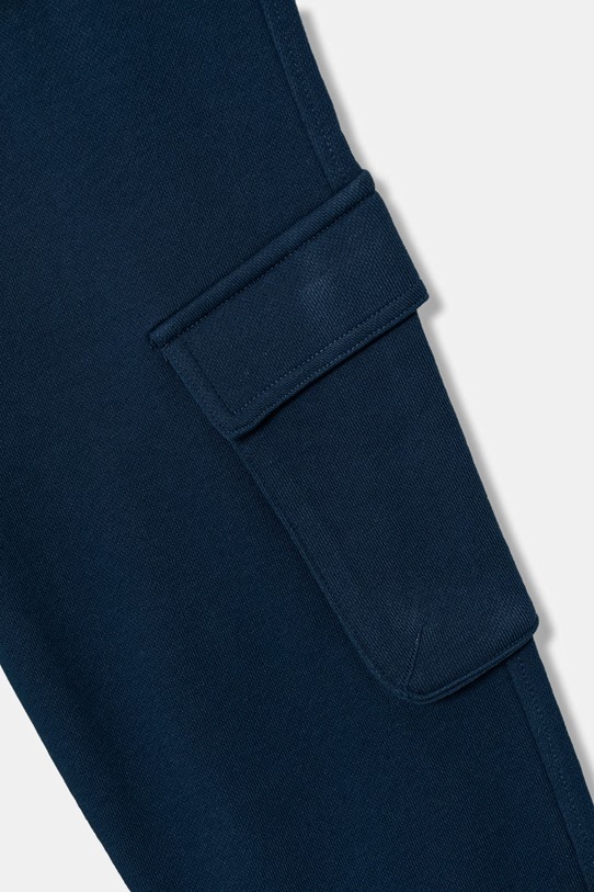 Chłopiec United Colors of Benetton spodnie dresowe dziecięce bawełniane 3NBMCF06I.G.Stagionale granatowy