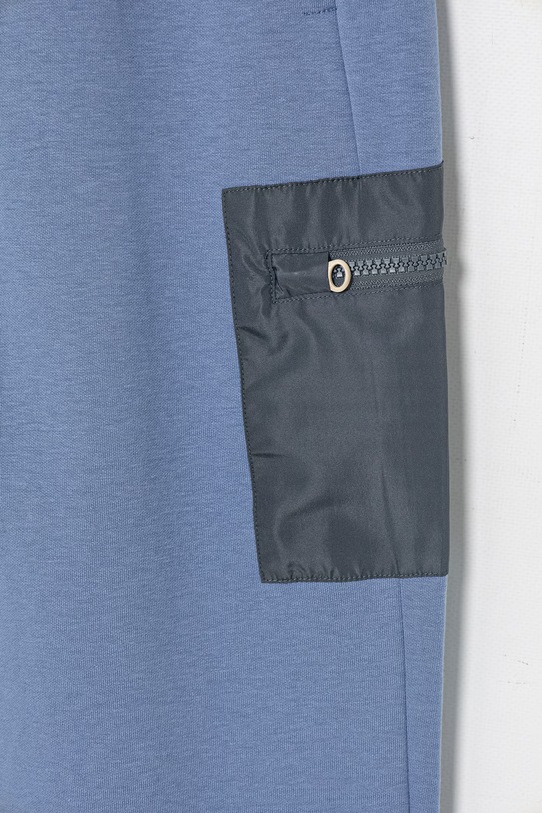 Chłopiec United Colors of Benetton spodnie dresowe dziecięce bawełniane 35JVCF072.G.Stagionale niebieski