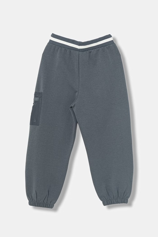 United Colors of Benetton spodnie dresowe dziecięce bawełniane 35JVCF072.G.Stagionale szary SS26