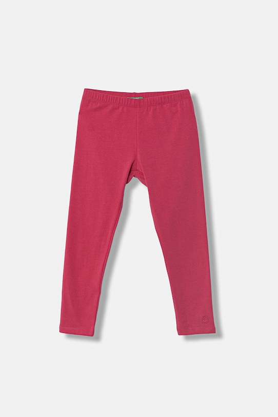 United Colors of Benetton legginsy dziecięce bawełniane z elastanem 3MT1GF055.P.Stagionale multicolor SS26