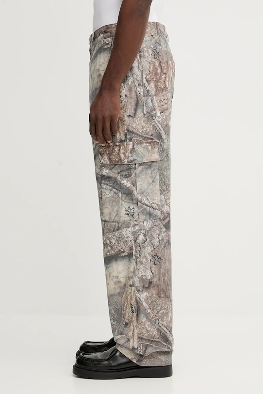Represent pantaloni de bumbac Real Tree Camo MLM100331.55 bej SS26