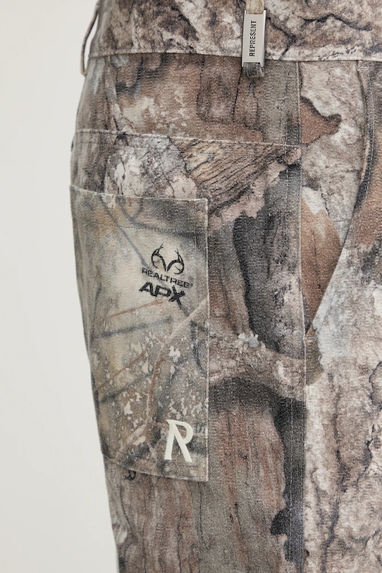 Represent pantaloni de bumbac Real Tree Camo MLM100331.55 bej