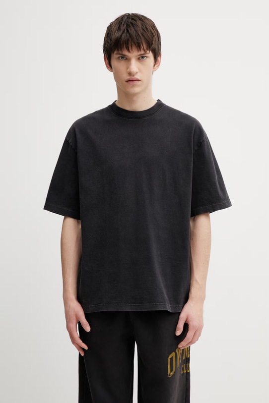 Represent spodnie dresowe bawełniane Owners nadruk szary OCM100050.02