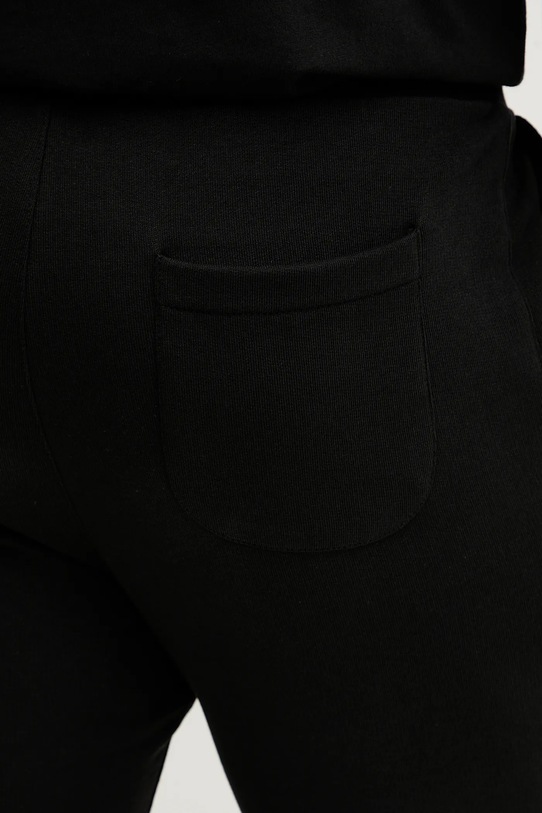 Karl Lagerfeld spodnie dresowe bawełniane czarny 561917.705782