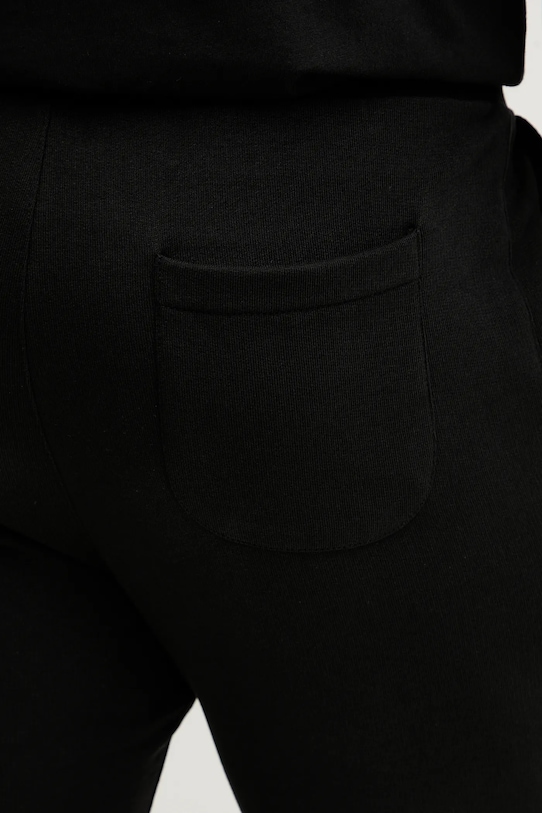 Karl Lagerfeld spodnie dresowe bawełniane czarny 561917.705782