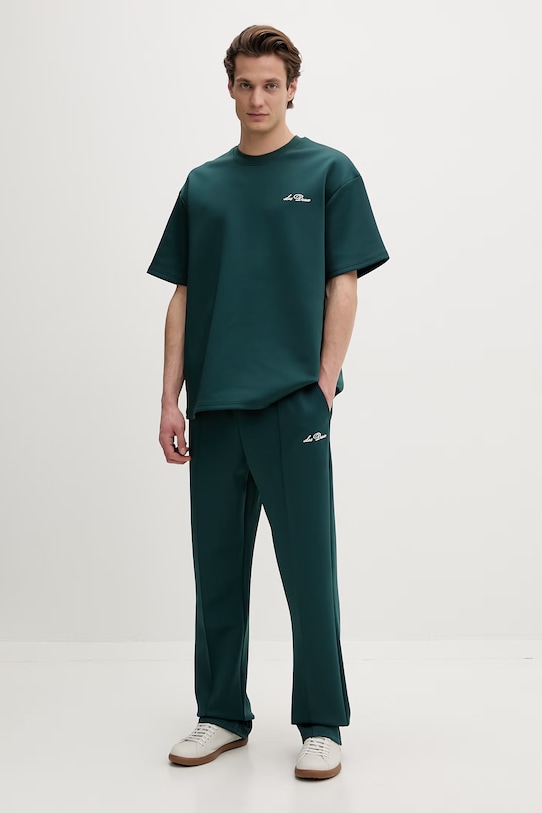 Les Deux spodnie dresowe męskie Ballier 1001356 zielony SS26