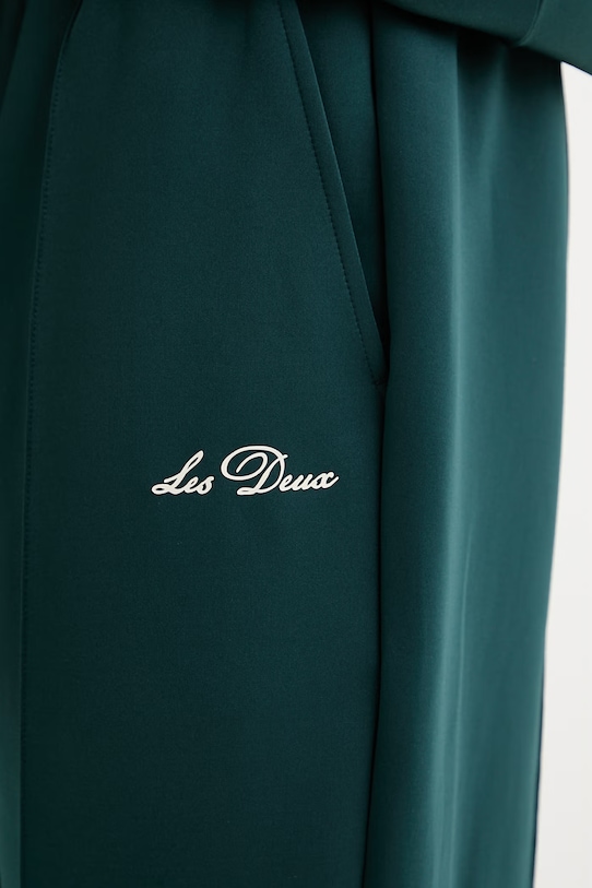 Les Deux spodnie dresowe męskie Ballier zielony 1001356