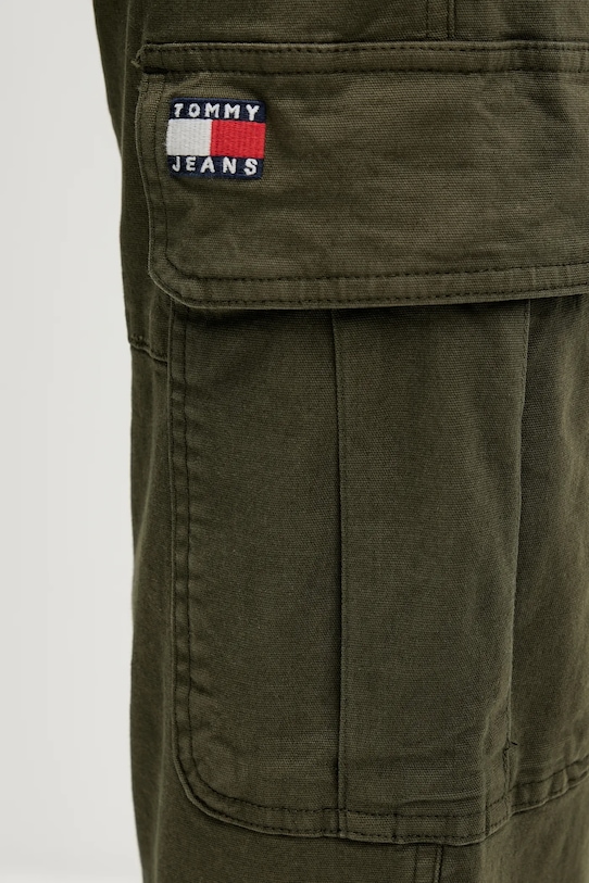 Παντελόνι Tommy Jeans πράσινο DM0DM22651