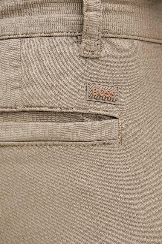 BOSS Orange spodnie Chino-Pleated-1 zielony 50559299