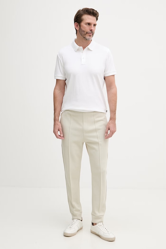 BOSS Green tepláky mužské JT_Join Hadiko 50553574 béžová SS26