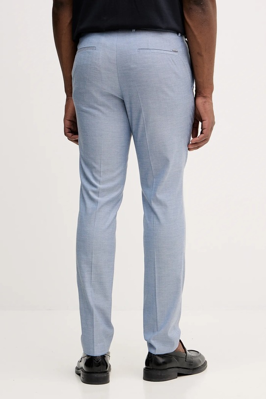 Odzież BOSS spodnie z dodatkiem wełny 50557407 niebieski