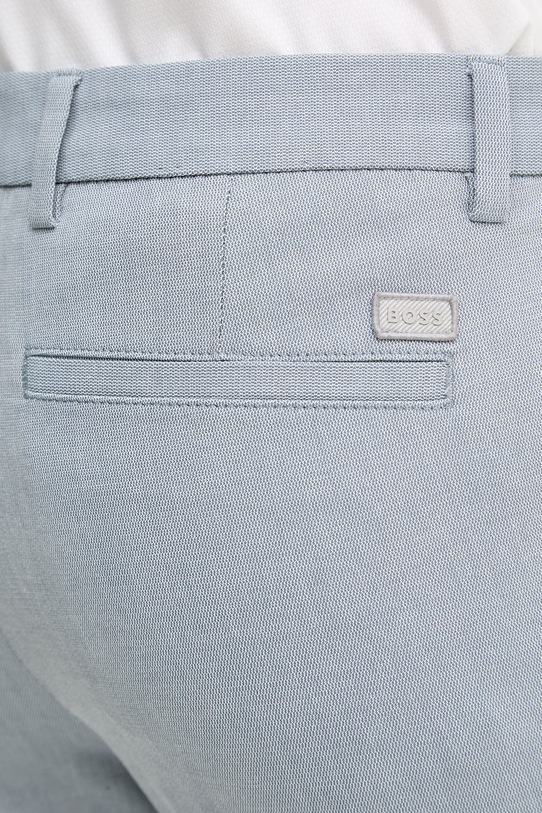 BOSS spodnie slim fit męskie z bawełną H-Kaiton1 niebieski 50553813