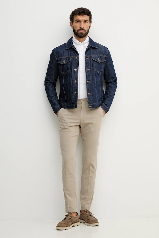 BOSS spodnie H-Kaiton1 50553813 beżowy SS26