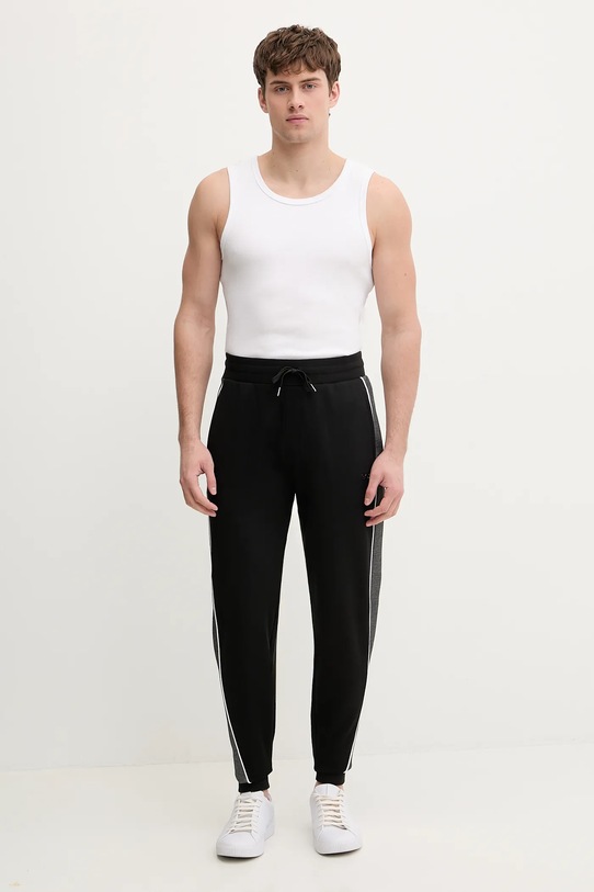 Παντελόνι lounge BOSS Tracksuit Pants 50554794 μαύρο SS26