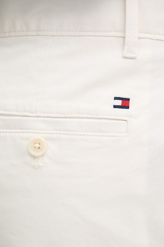 Tommy Hilfiger spodnie męskie bawełniane z elastanem beżowy MW0MW40690