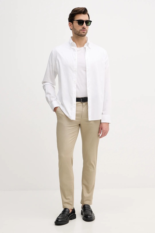 Tommy Hilfiger spodnie MW0MW41924 beżowy SS26