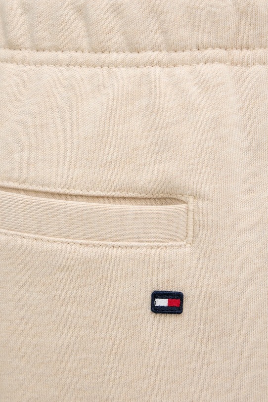 Tommy Hilfiger spodnie dresowe bawełniane beżowy MW0MW42537