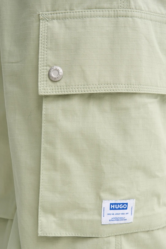 Hugo Blue spodnie bawełniane Remo261 zielony 50552999